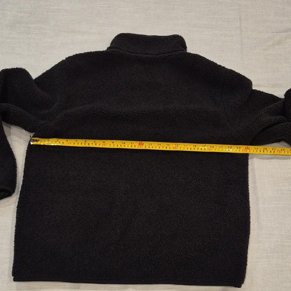 Theory Jacket, Men's  Black Glacial Sherpa fleece, Full Zip Bomber, XL - Picture 7 of 7